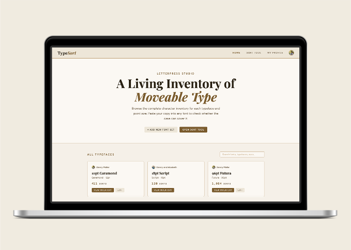 TypeSort app